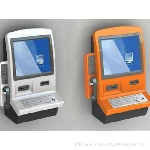 Interactive Information Kiosk with metal keyboard & public